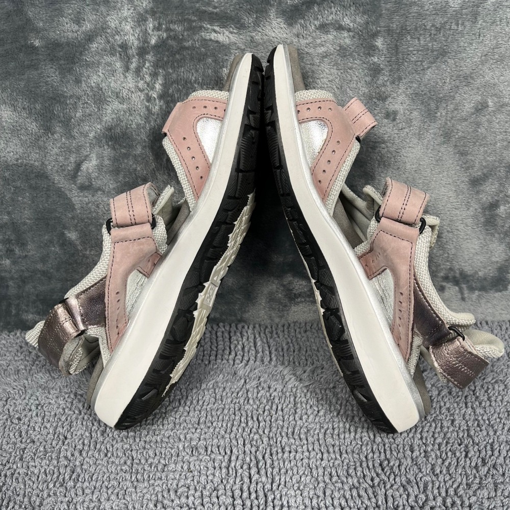 SAS Womens 9.5 M Sport Sandals Mauve Pink Metallic Bronze Adjustable Straps - Picture 5 of 8